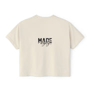 Women's Boxy Tee - Soldier Graphic Art | Made Royalty T-Shirt for Veterans & Military Support